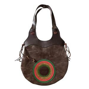 Custom Crafted Leather Shoulder Bag Hobo Hippie Bohemian NEW Hand Made